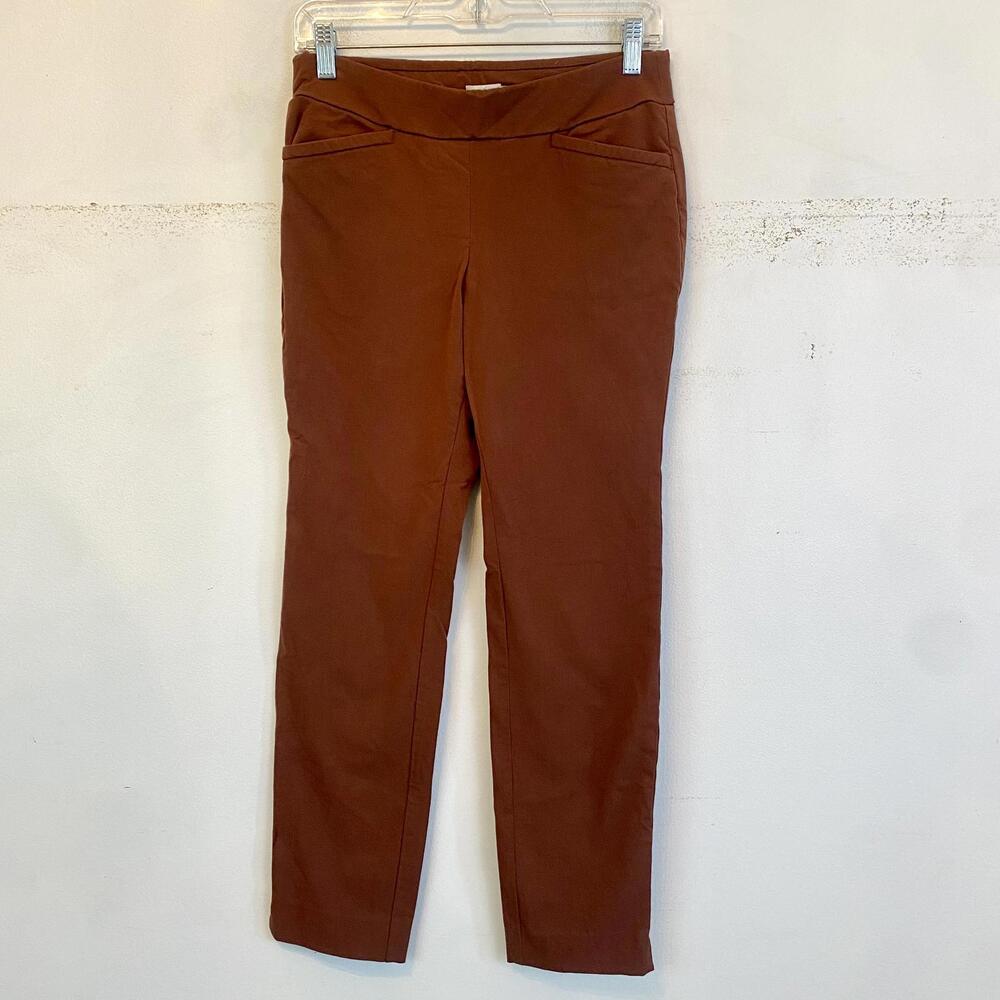 SPARTINA 449 brown Maren pull on golf pants sz S